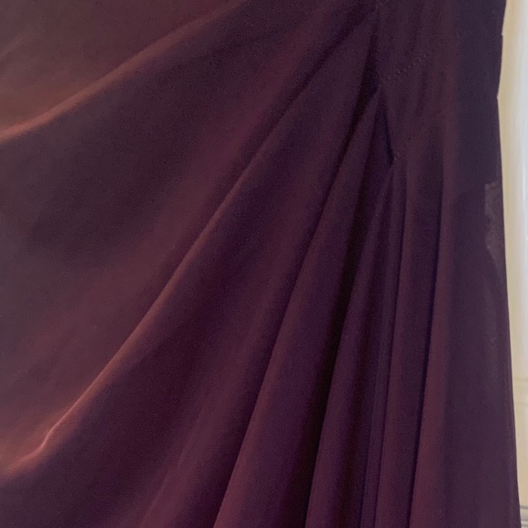 Dark Purple Beaded Gown - Picture 3 of 14